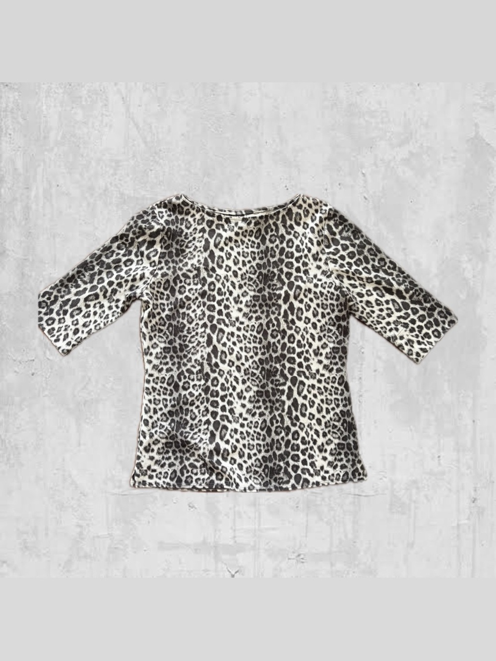 Leopard Print Short Sleeve Women’s Tee - Neutral Animal